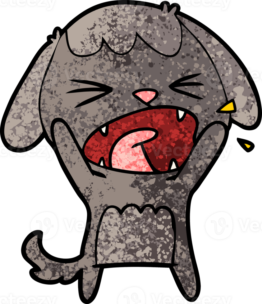 cute cartoon dog barking png