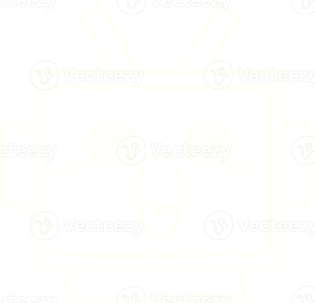 Robot Chalk Drawing png