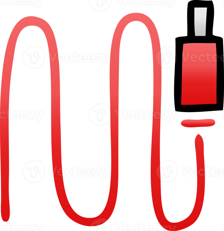 gradient shaded cartoon of a audio plug png
