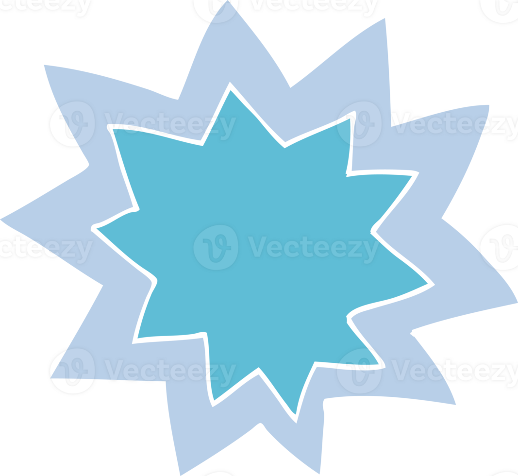 cartoon doodle explosion flame png