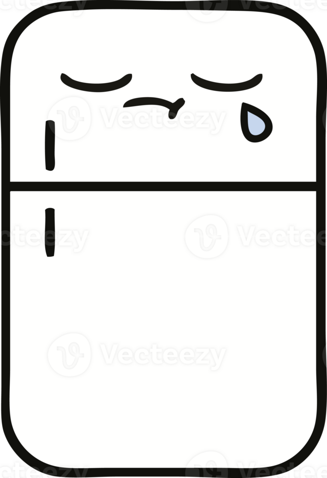 cute cartoon of a fridge  zer png