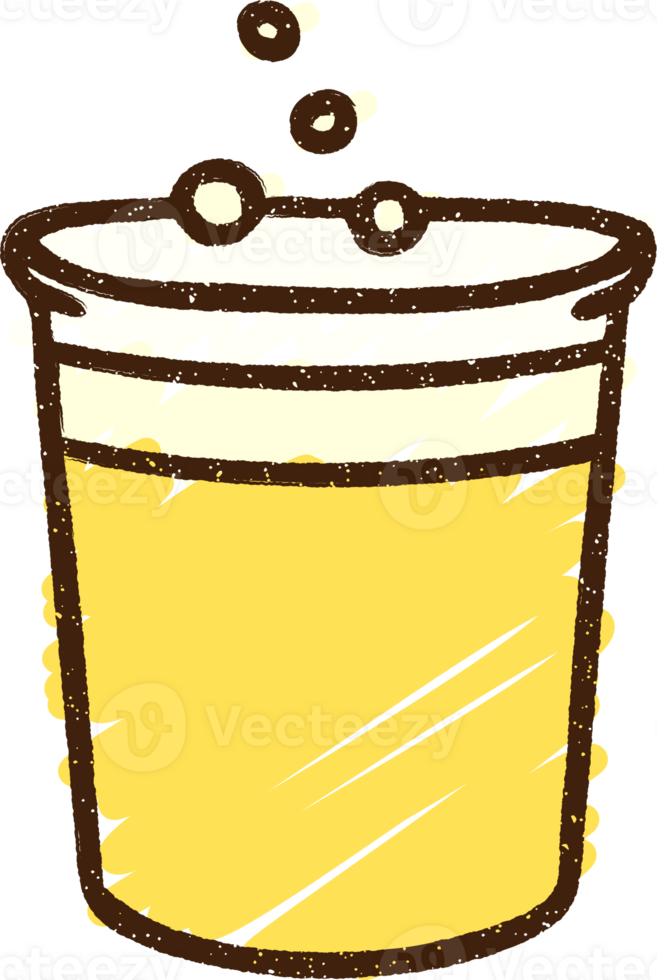 desenho de giz de cerveja png