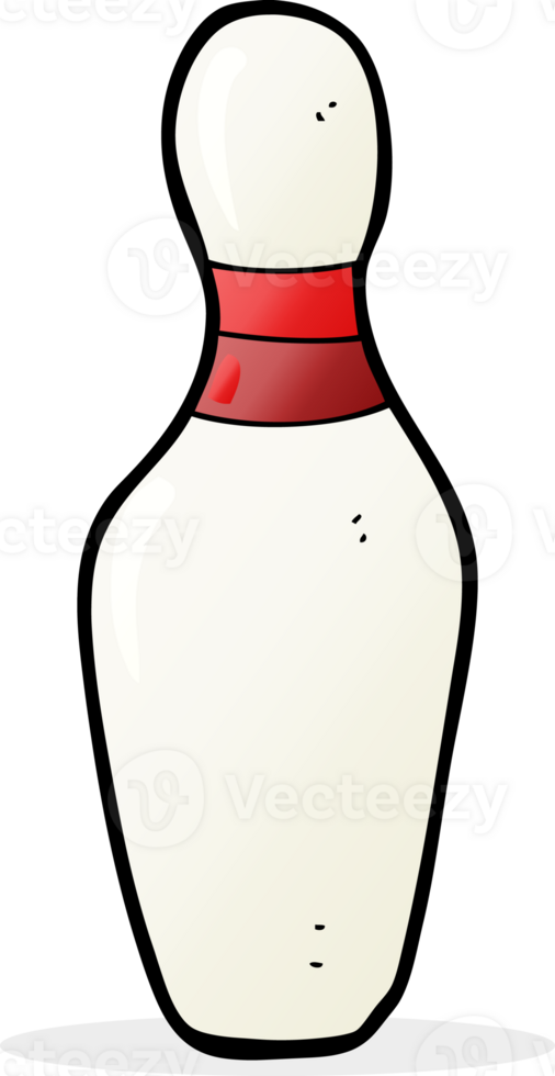 cartoon ten pin bowling skittle png
