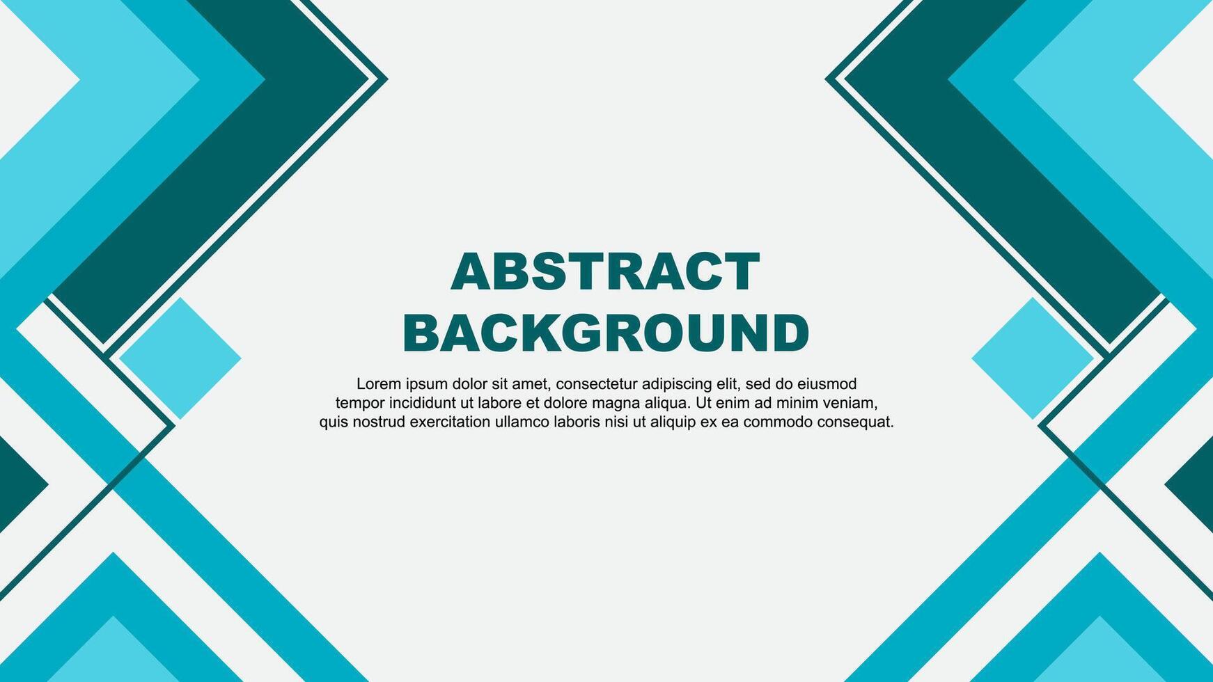 Abstract Teal Background Design Template. Abstract Banner Wallpaper Illustration. Abstract Teal Banner vector