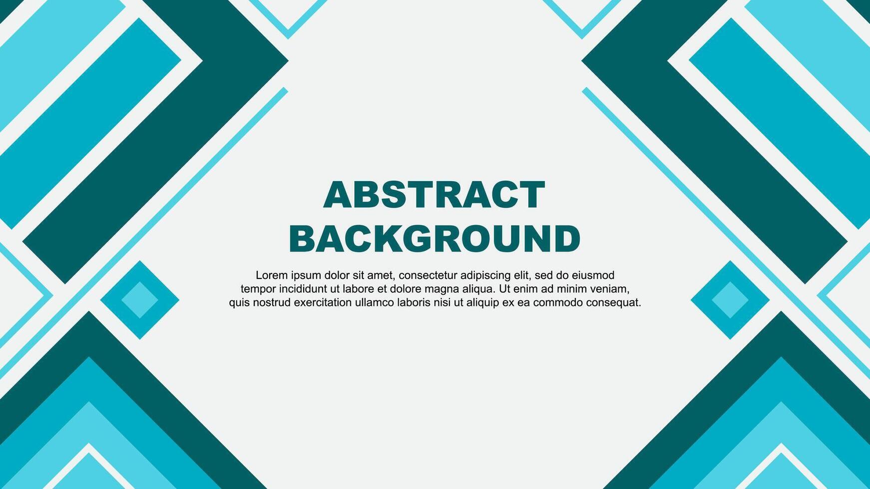 Abstract Teal Background Design Template. Abstract Banner Wallpaper Illustration. Abstract Teal Flag vector