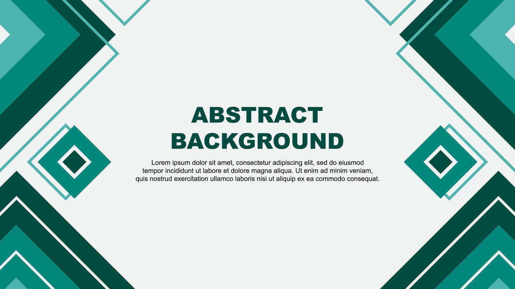 Abstract Teal Green Background Design Template. Abstract Banner Wallpaper Illustration. Abstract Teal Green Background vector