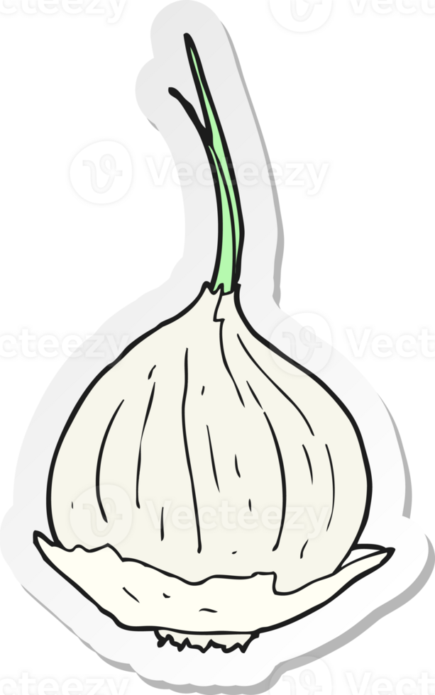 sticker of a cartoon onion png
