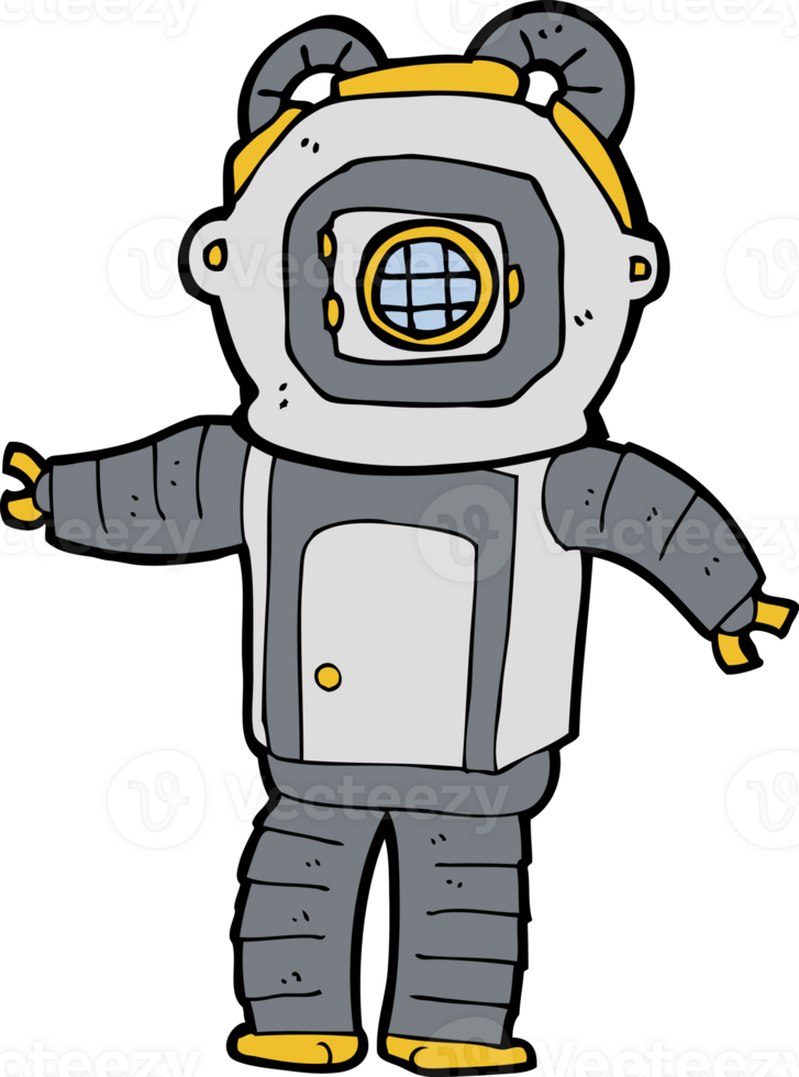 cartoon deep sea diver png