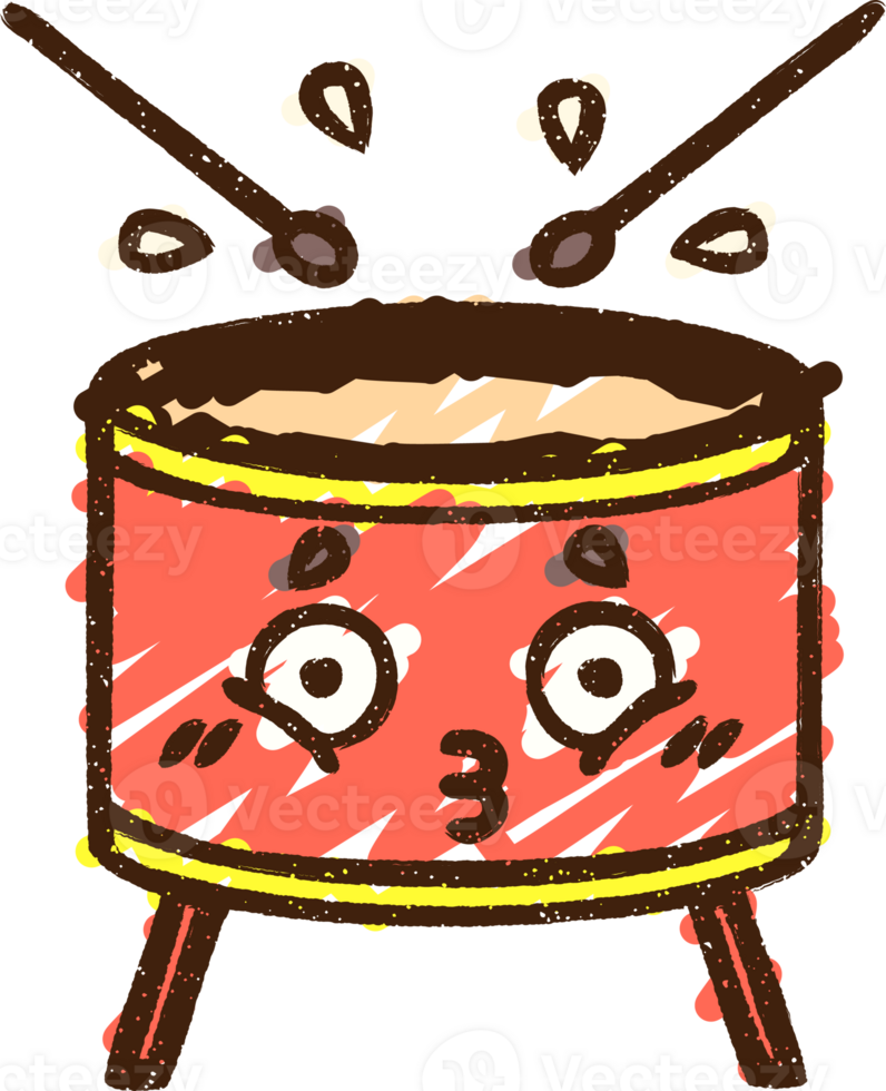 Drum Chalk Drawing png
