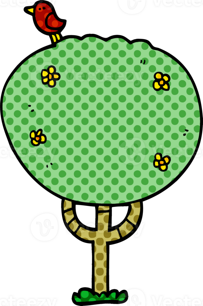 cartoon doodle tree png