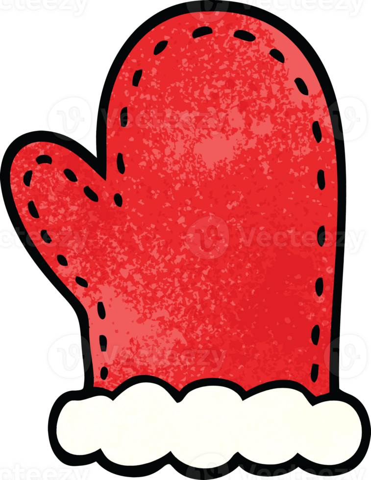 cartoon doodle oven mitts png
