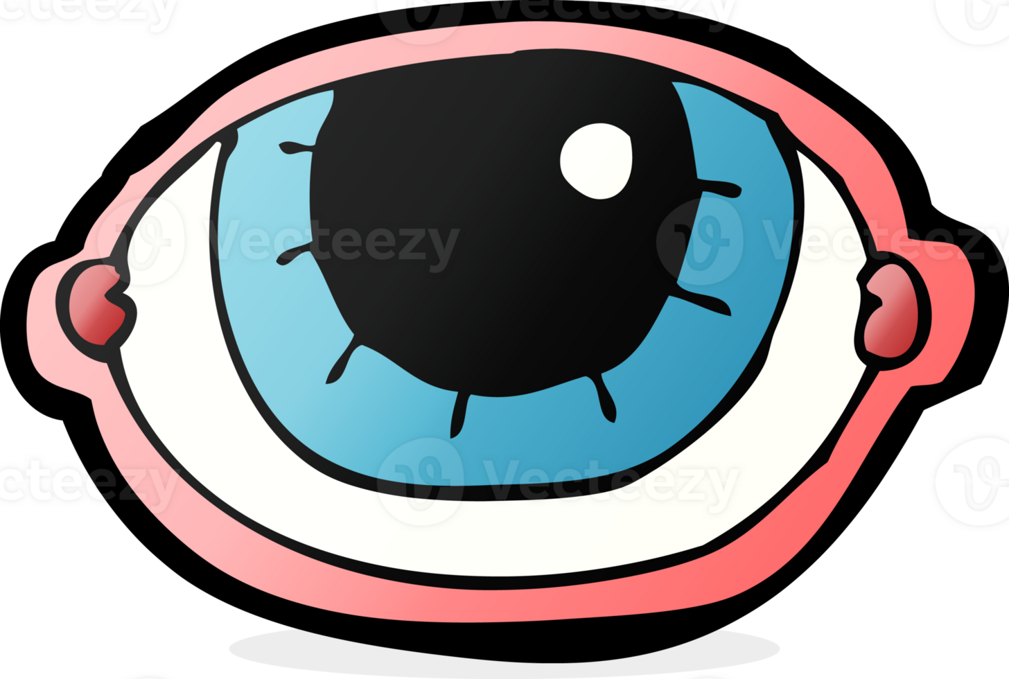 cartoon staring eye png