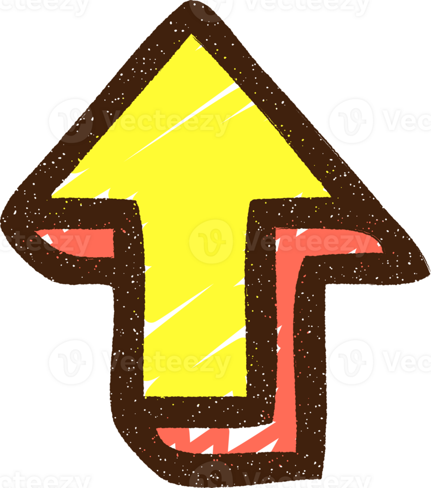 Pointing Arrow Chalk Drawing png