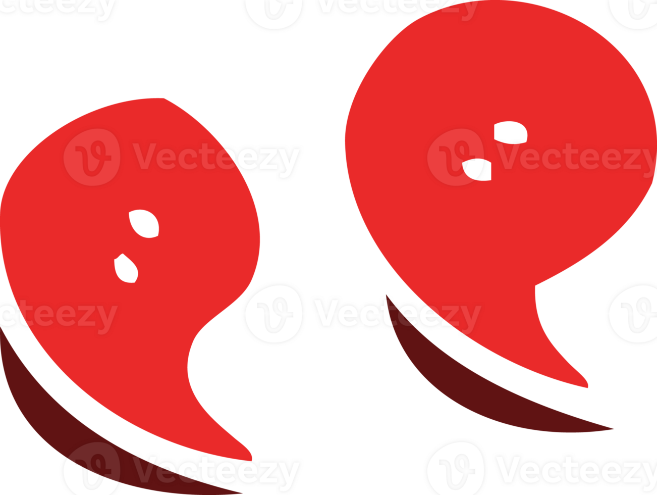 cartoon doodle quotation marks png