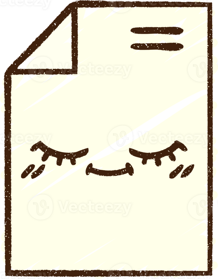 Notepaper Chalk Drawing png