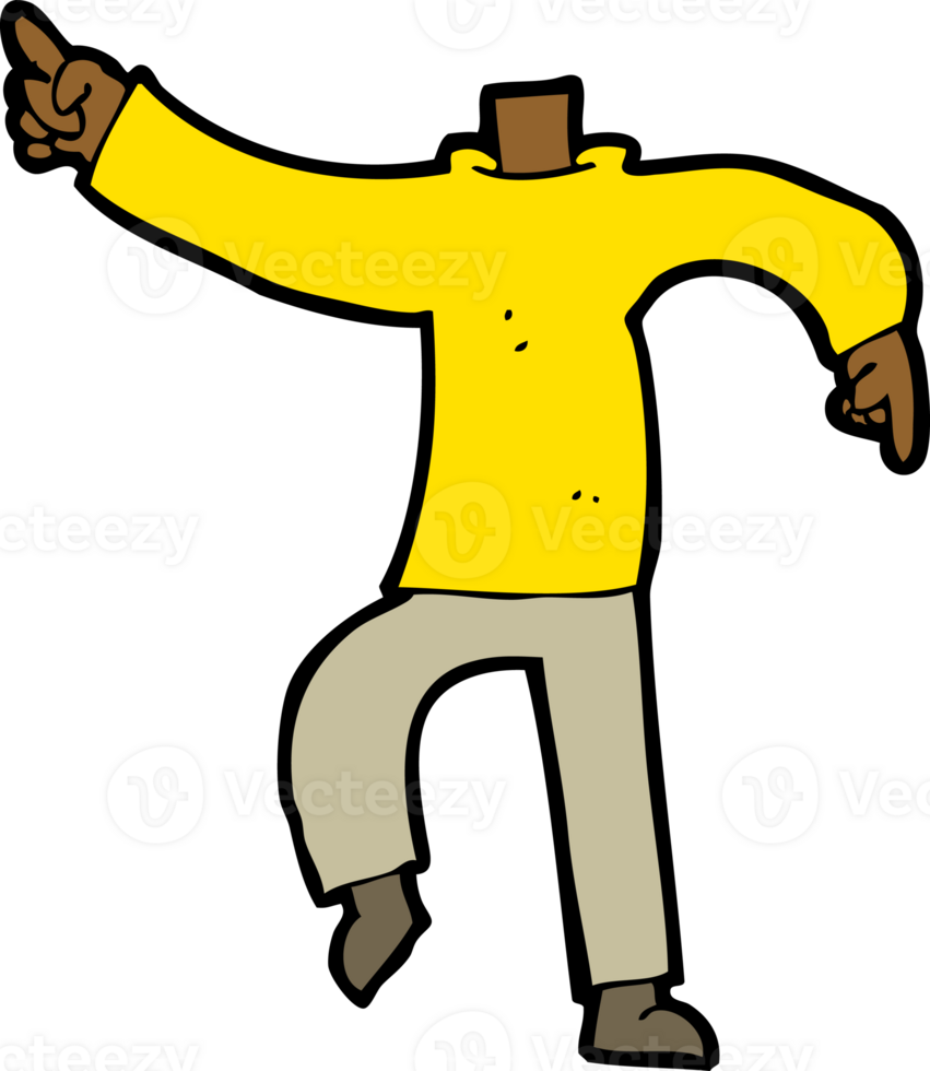 cartoon pointing body mix and match cartoons or add own photo png