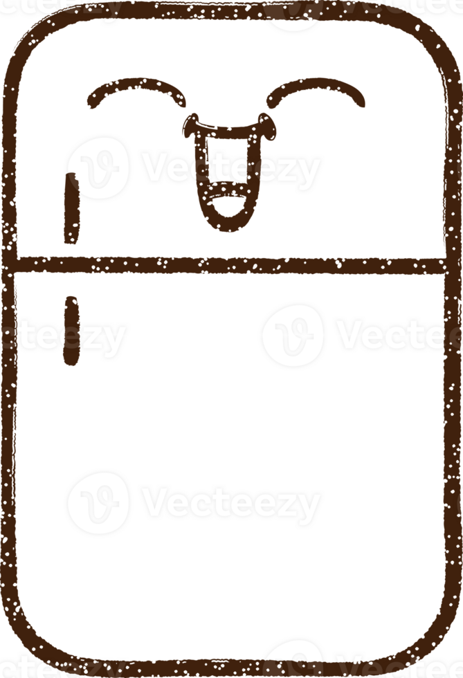 Refrigerator Charcoal Drawing png