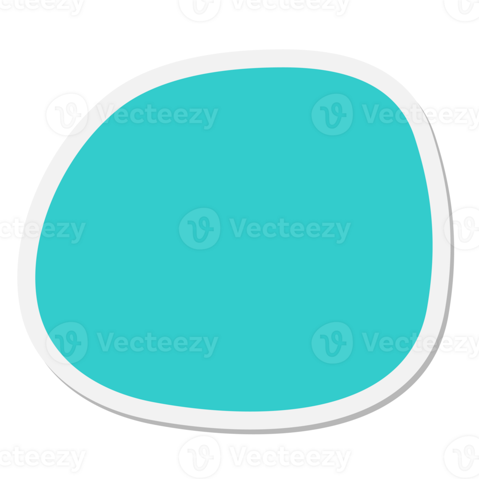 expressive shape blob sticker png
