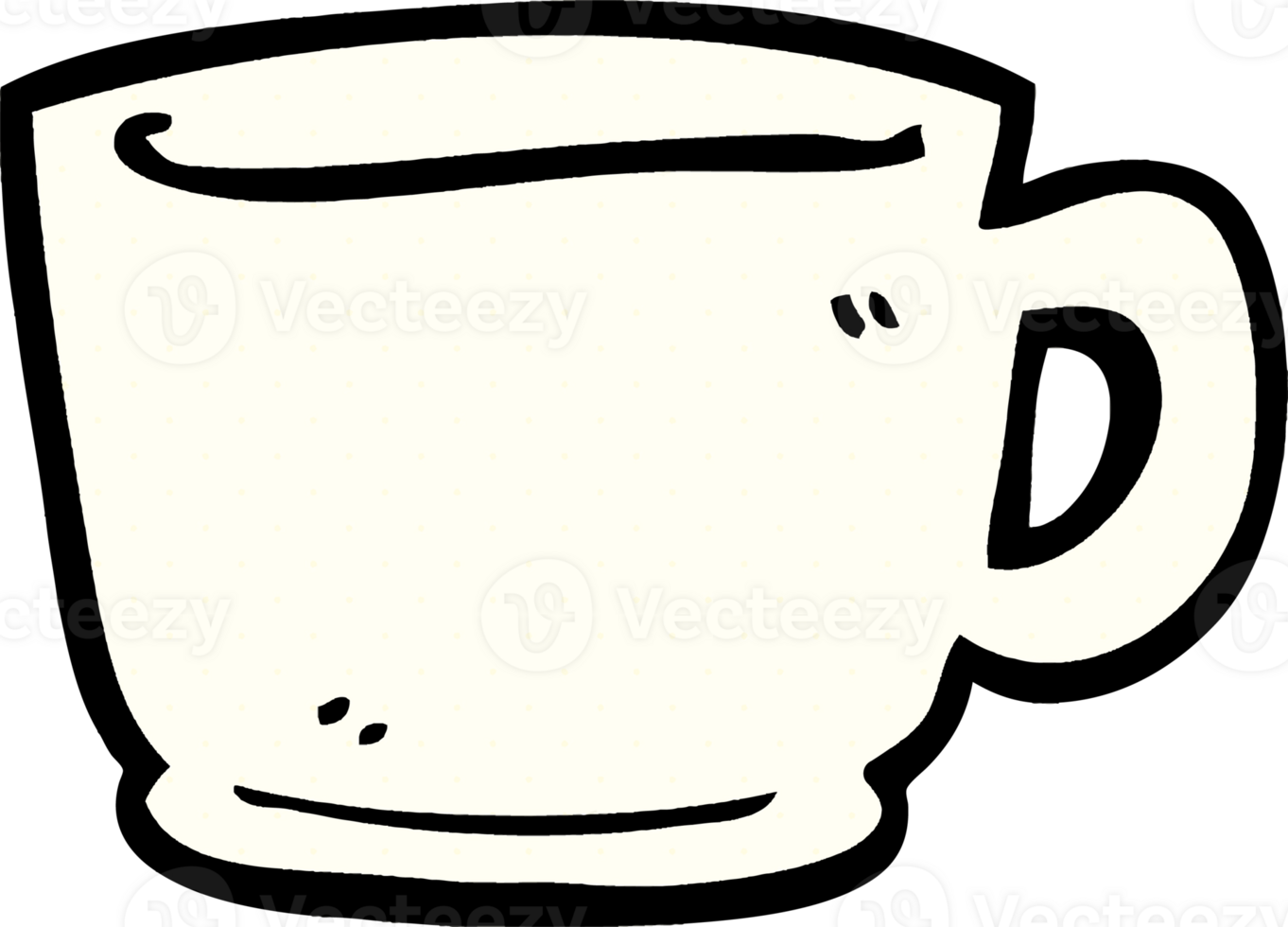 cartoon doodle tea cup png