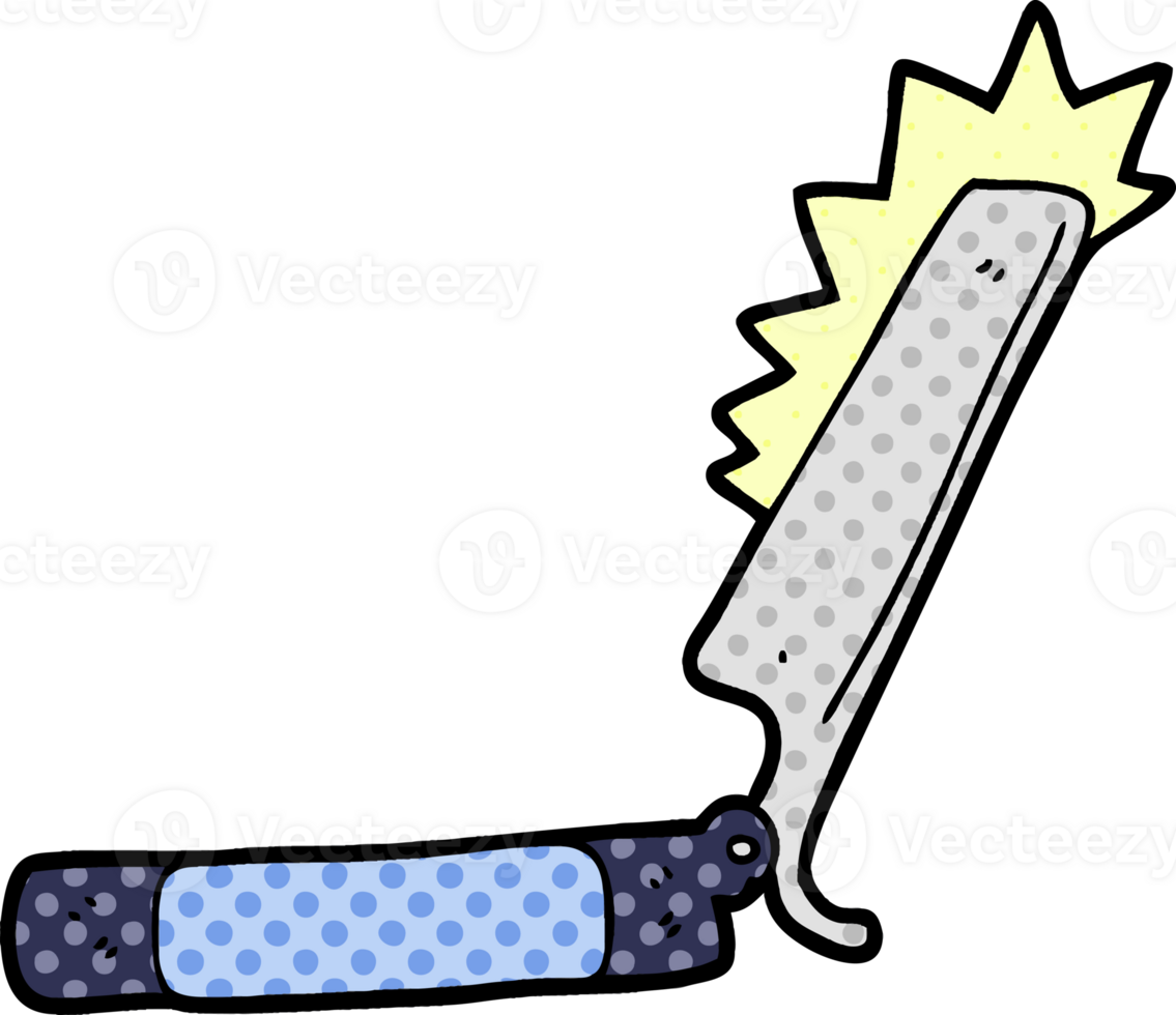 cartoon sharp razor png