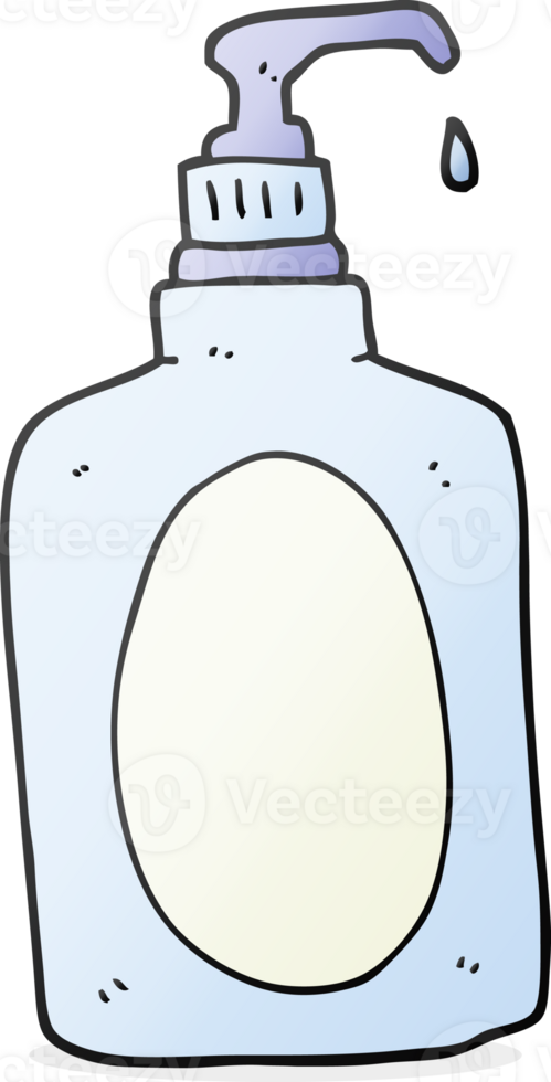 hand drawn cartoon hand soap png