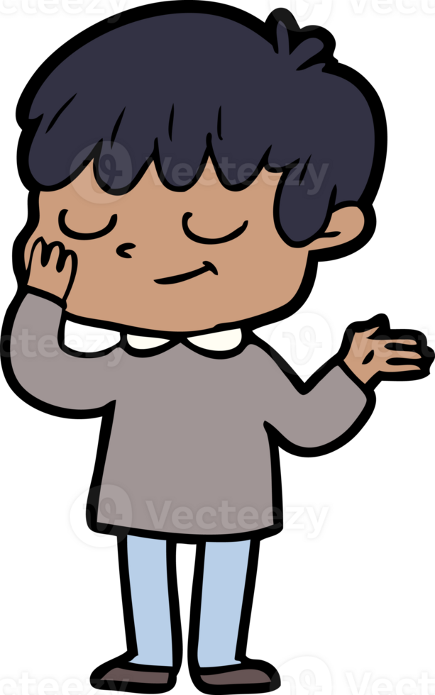 cartoon happy boy png
