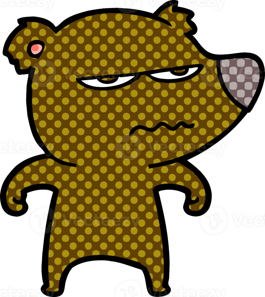 annoyed bear cartoon png