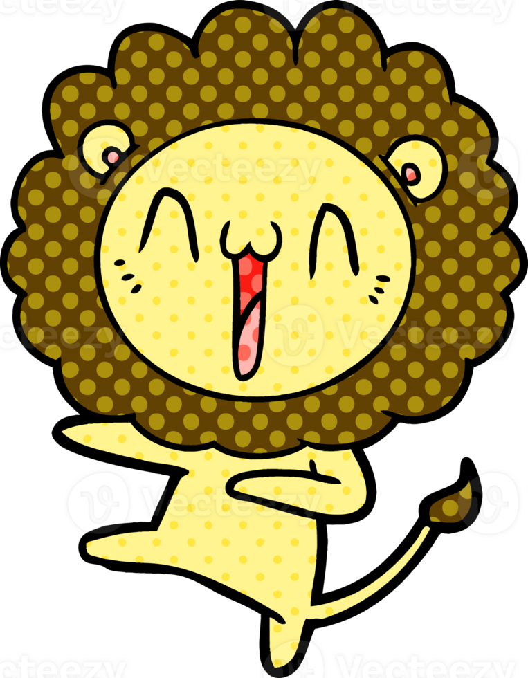 happy cartoon lion png