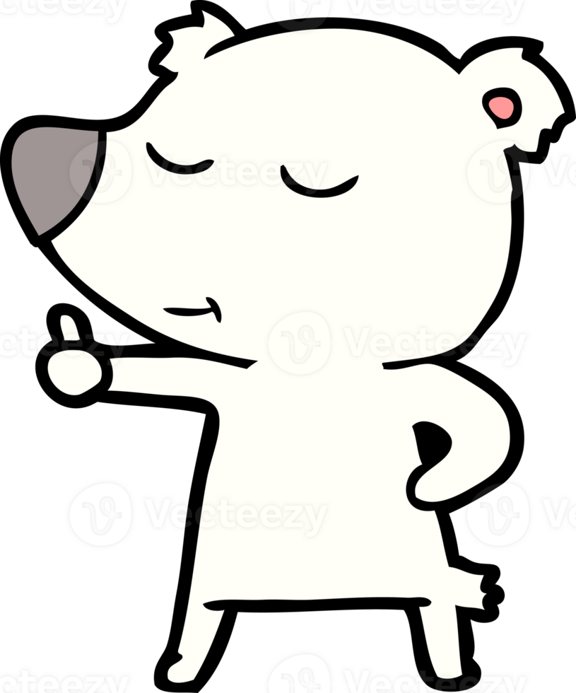 polar bear cartoon png
