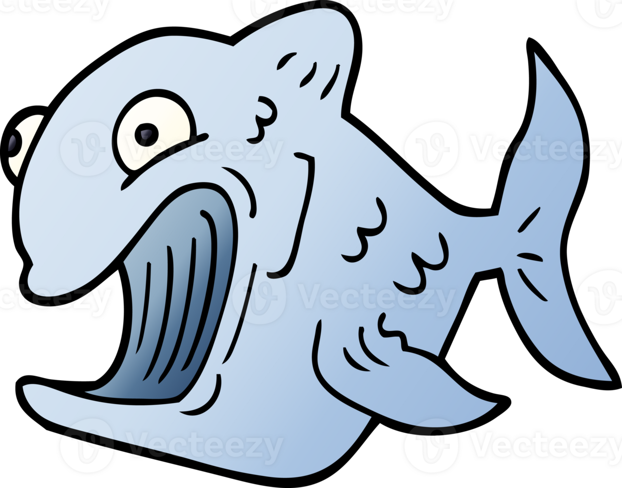 funny cartoon doodle fish png