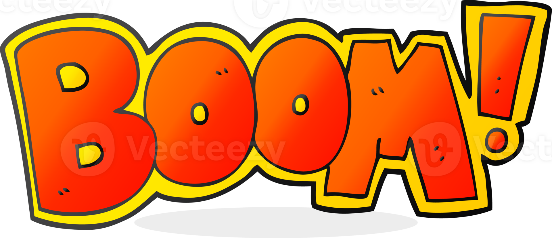 drawn cartoon boom symbol png