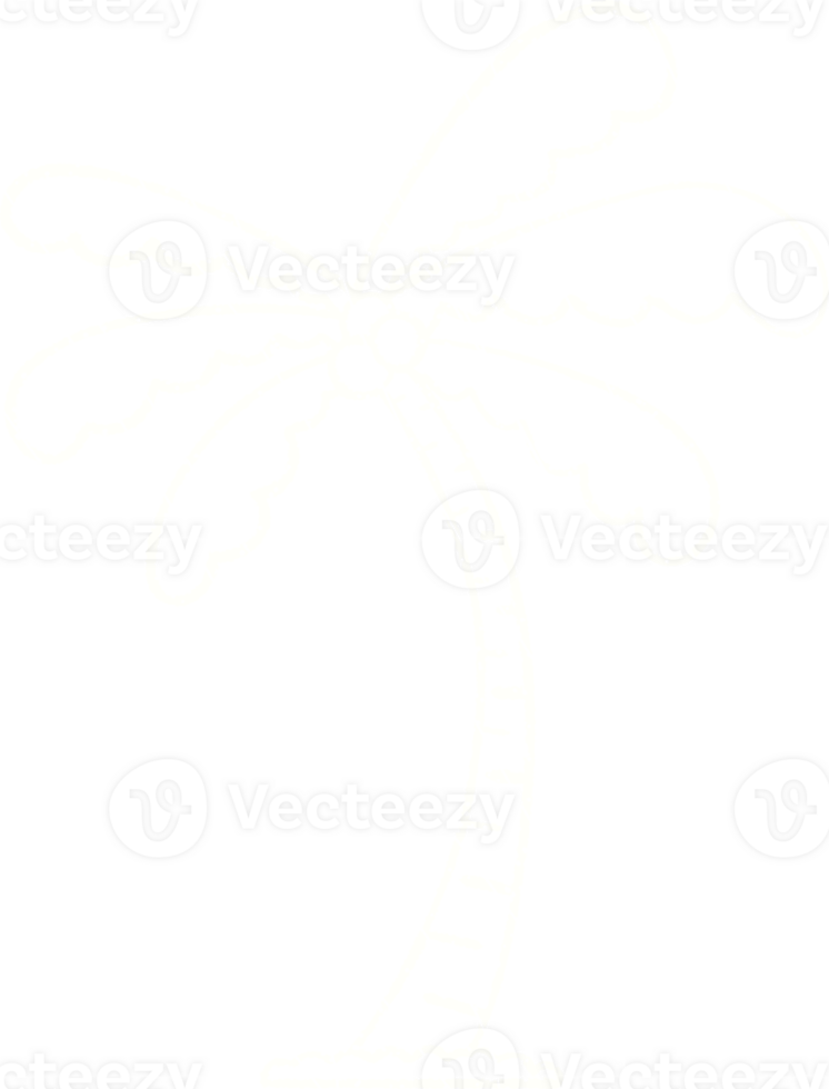 Palm Tree Chalk Drawing png