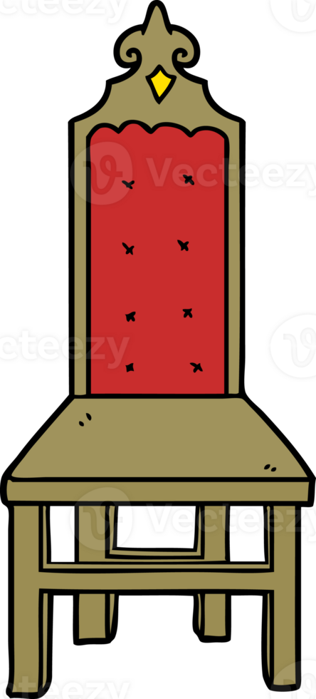 fancy cartoon chair png