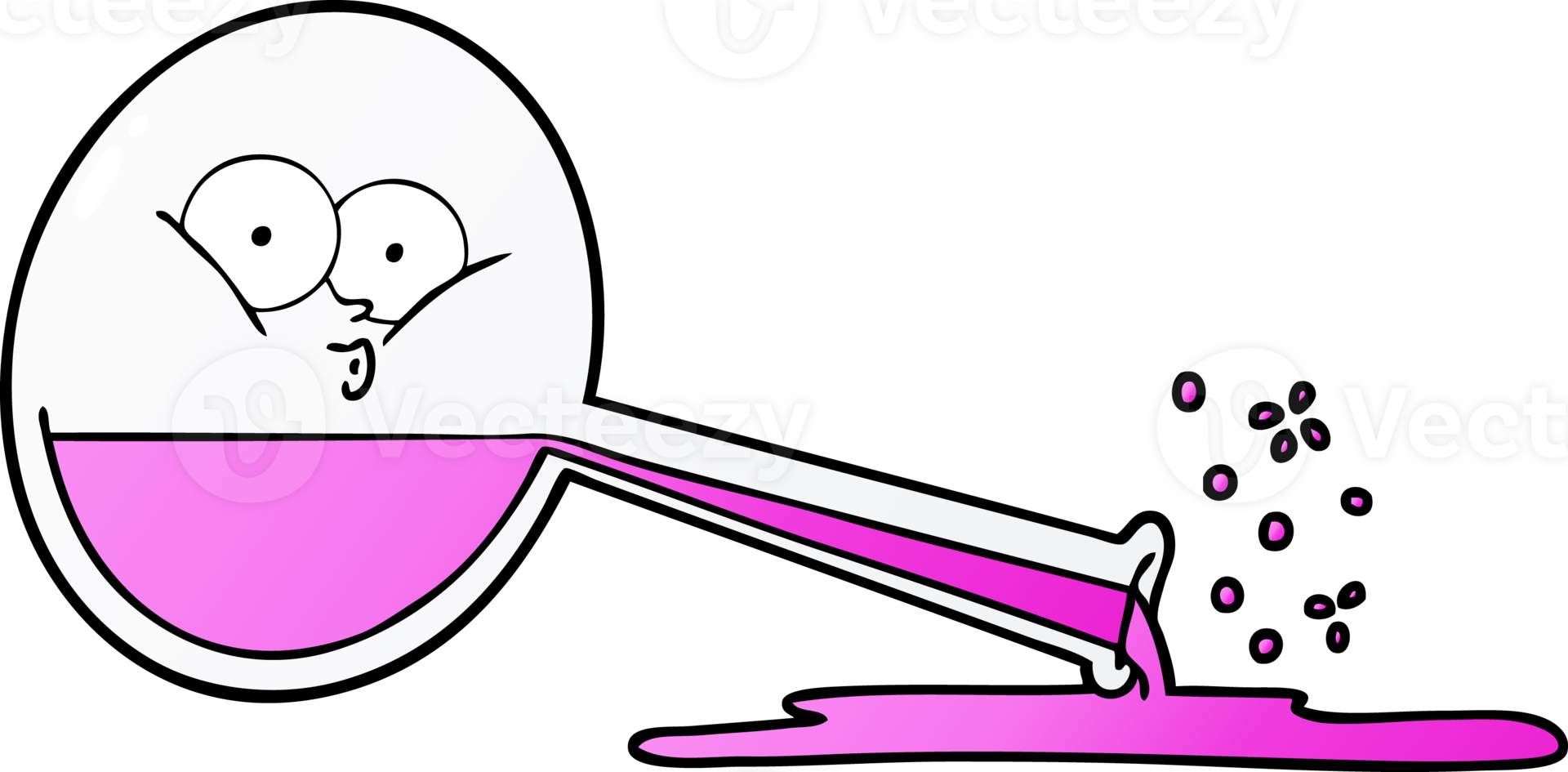 cartoon spilled chemicals png