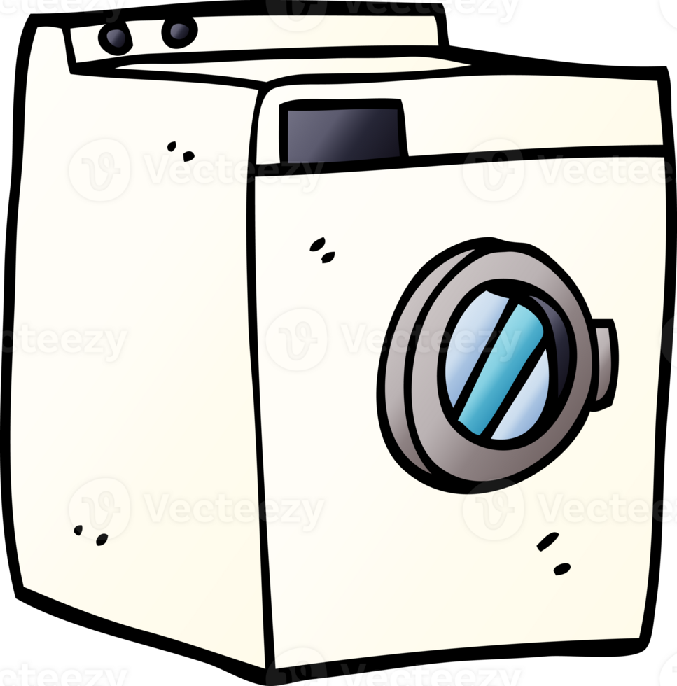cartoon doodle washing machine png