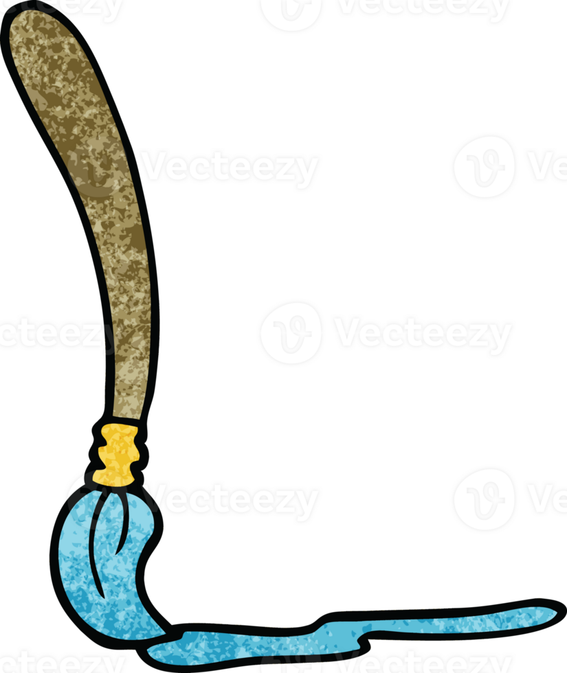 cartoon doodle paint brush png