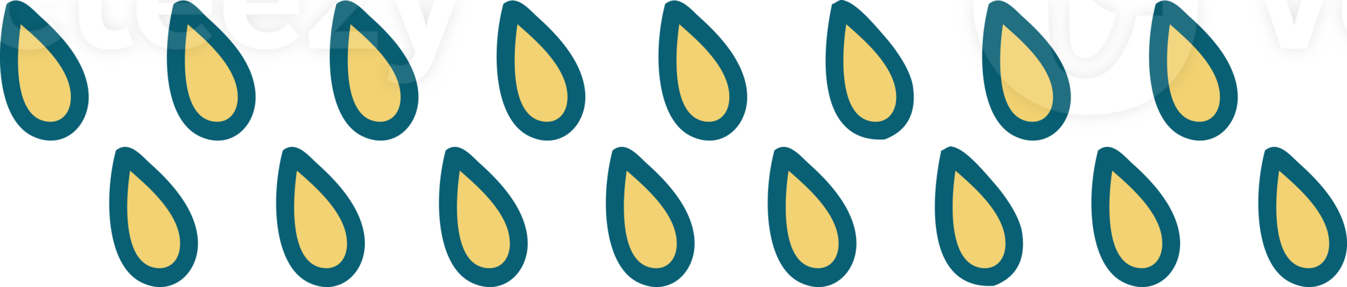 iconic tattoo style image of rain drops png
