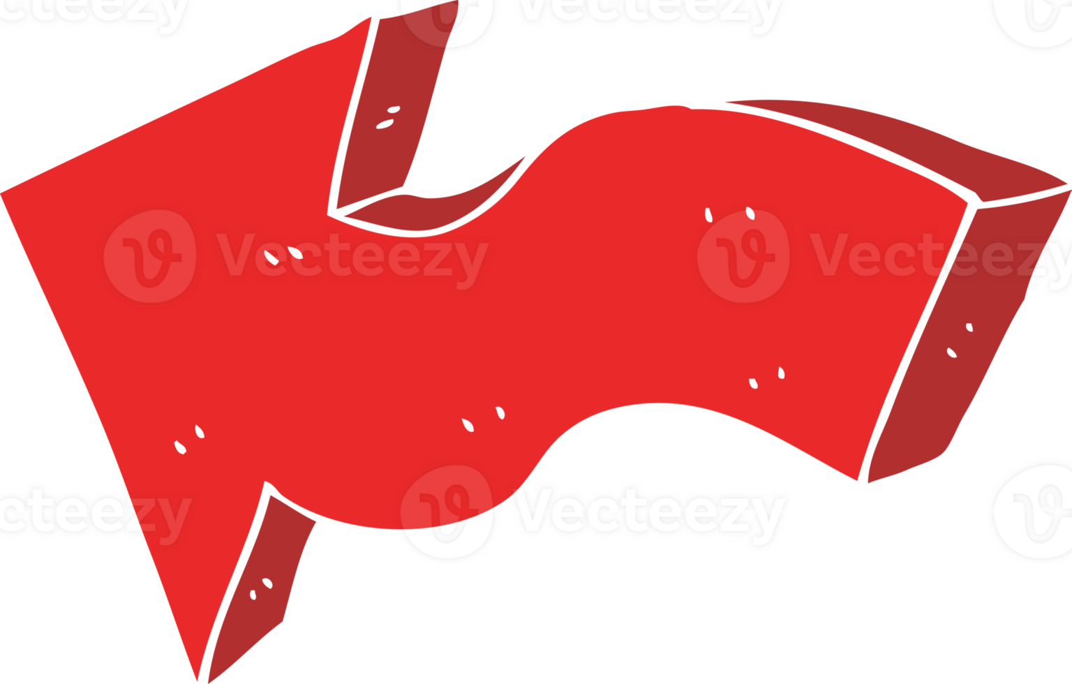 flat color illustration of pointing arrow png
