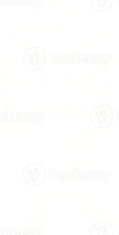 Angry Robot Chalk Drawing png