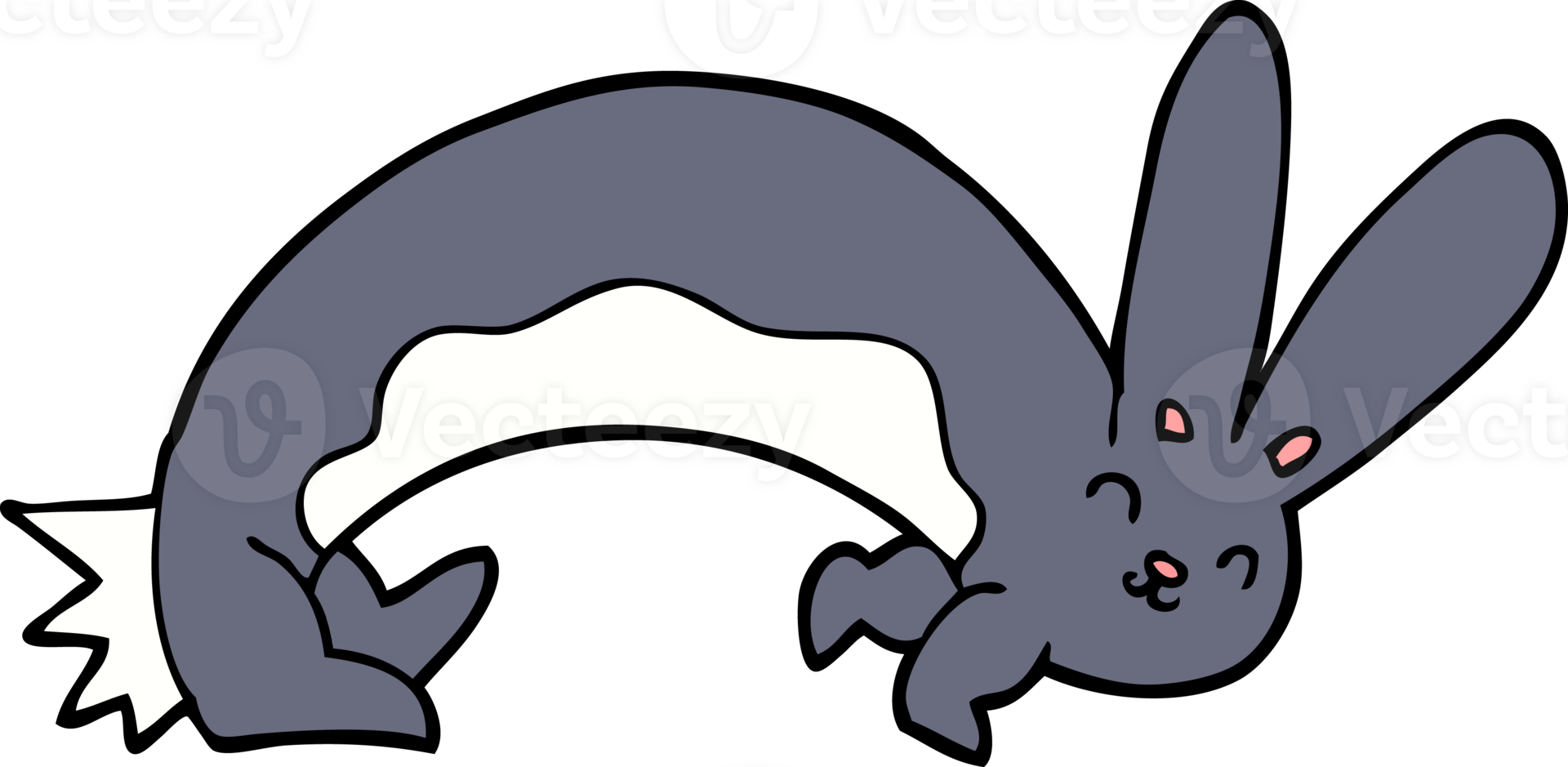 funny cartoon rabbit png