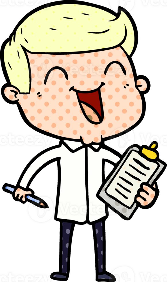 cartoon happy man png