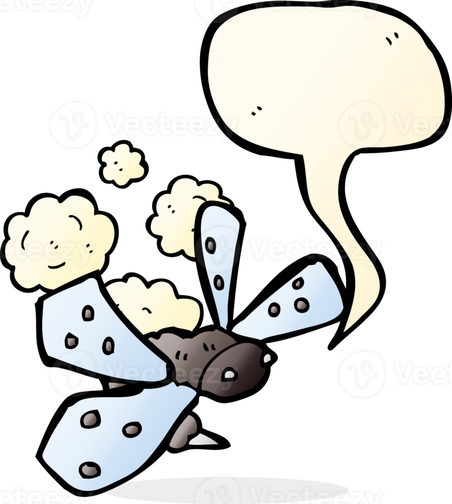 cartoon bug with speech bubble png