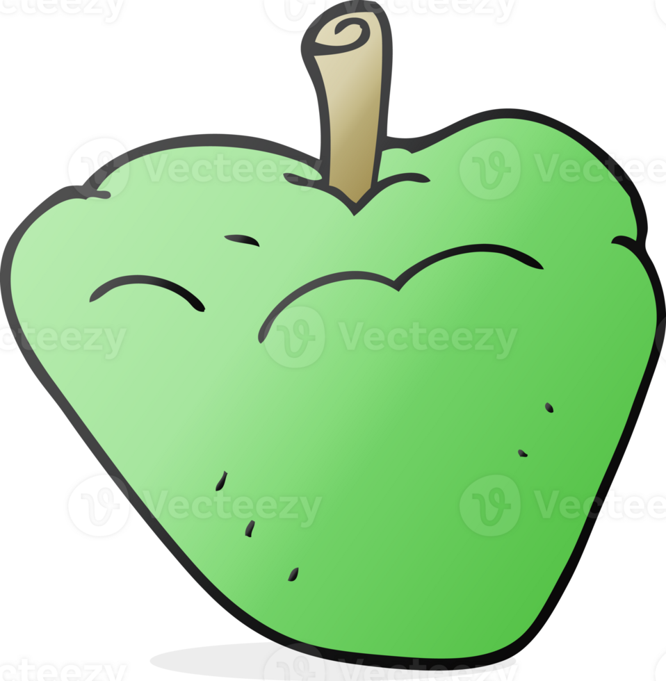 drawn cartoon organic apple png