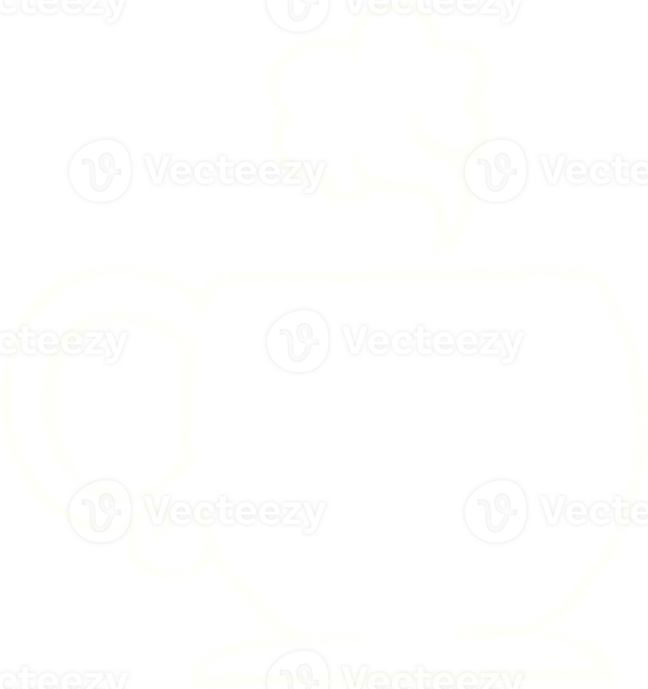Steaming Coffee Chalk Drawing png