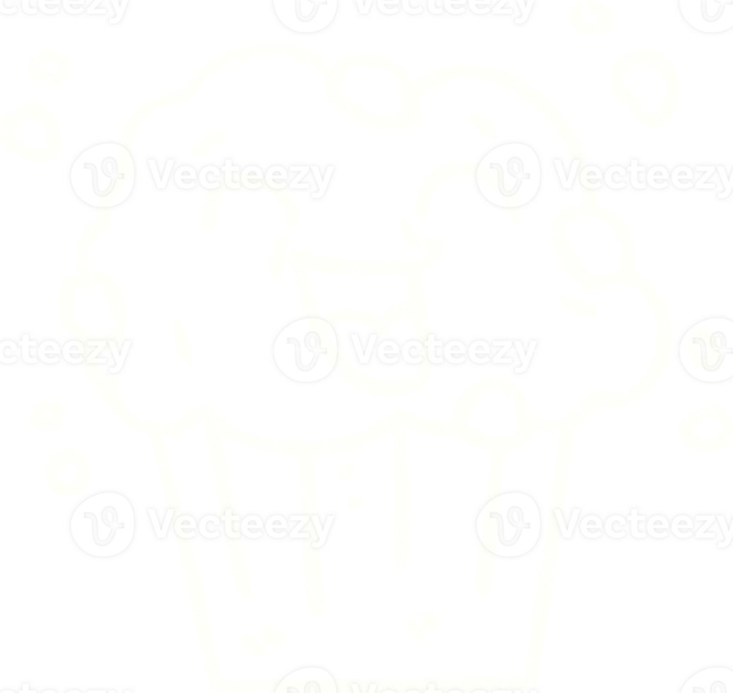 Happy Muffin Chalk Drawing png