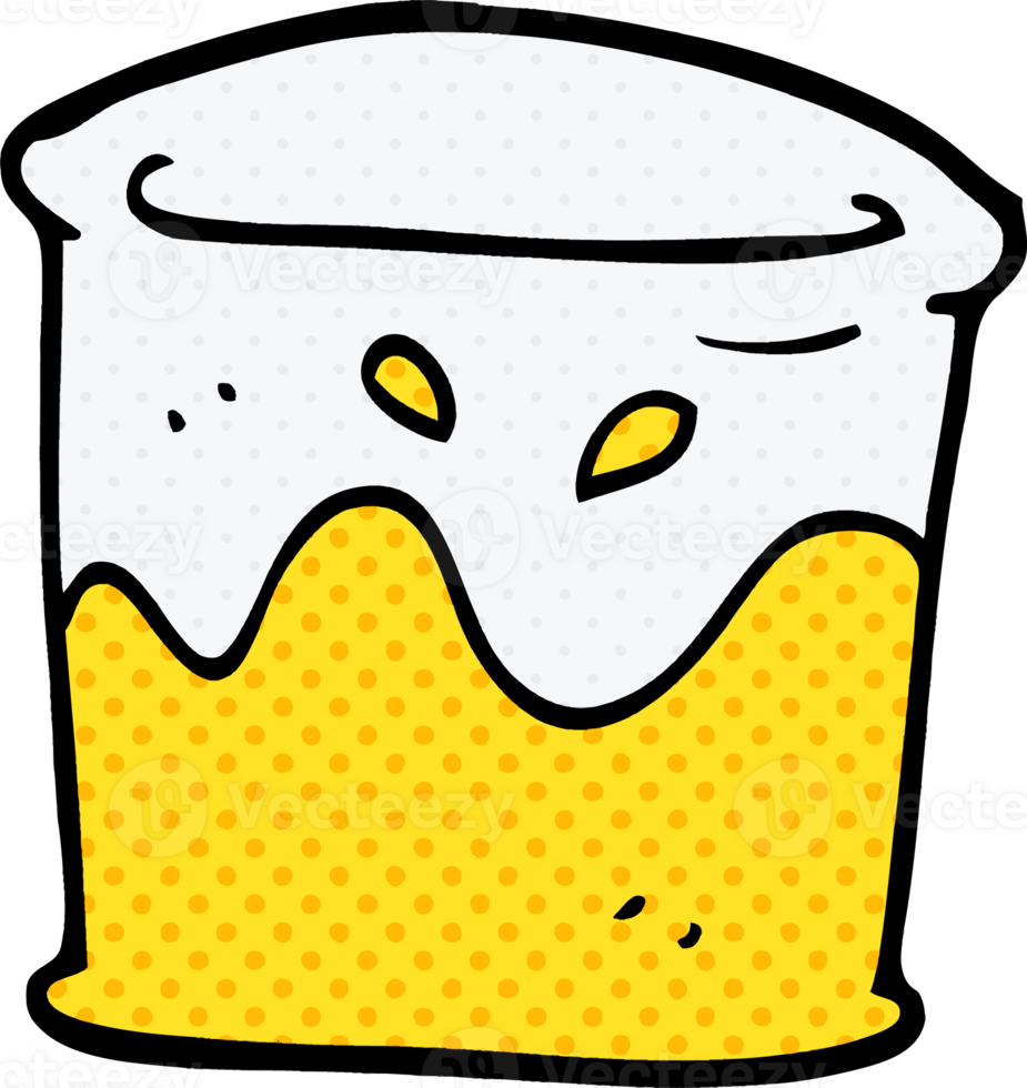 cartoon doodle drink in glass tumbler png