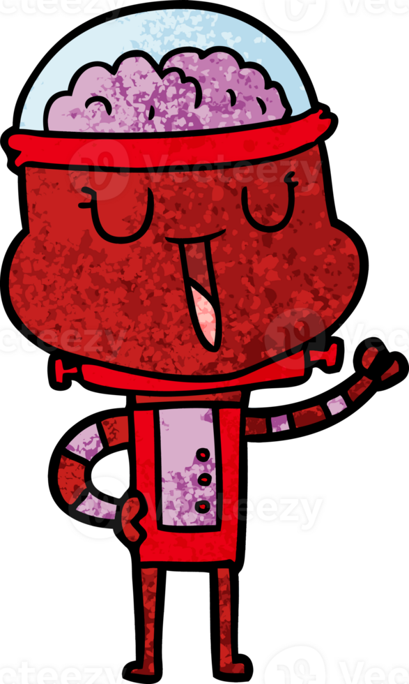 happy cartoon robot png