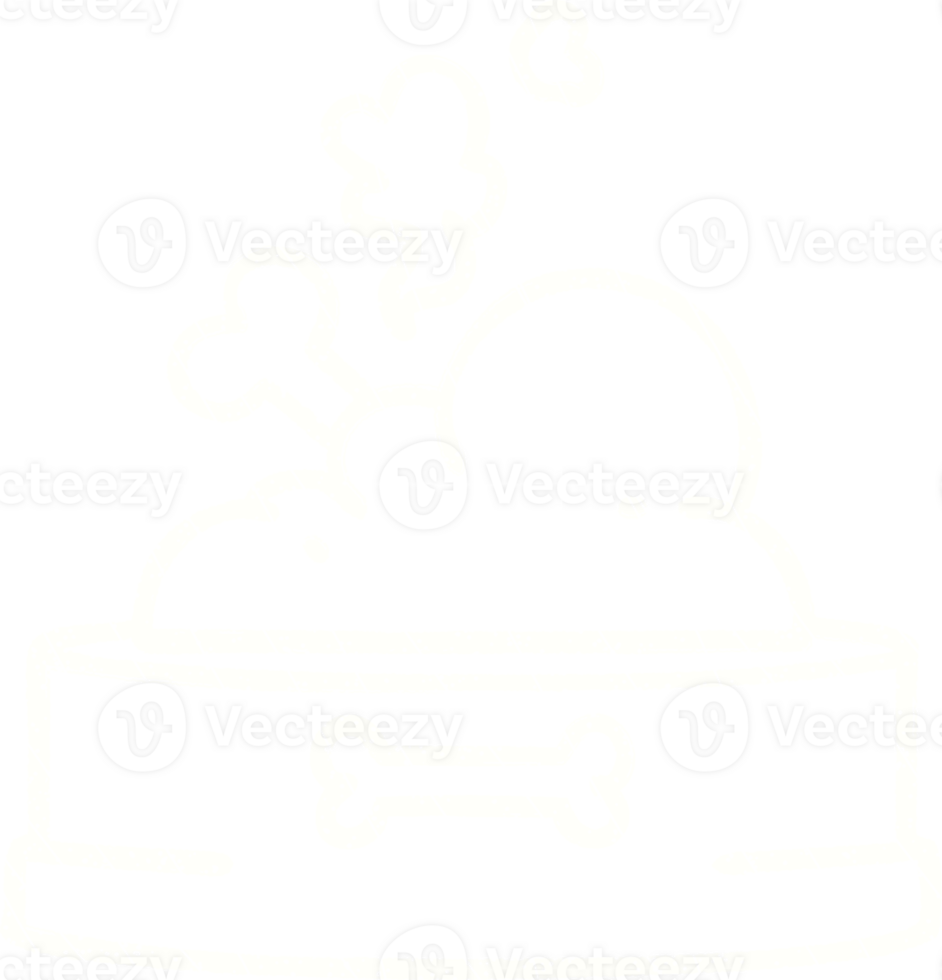 Food Bowl Chalk Drawing png