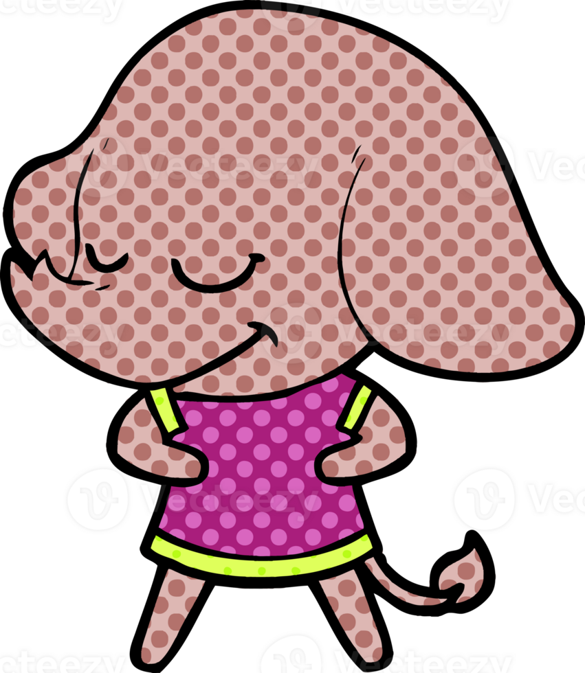 cartoon smiling elephant png
