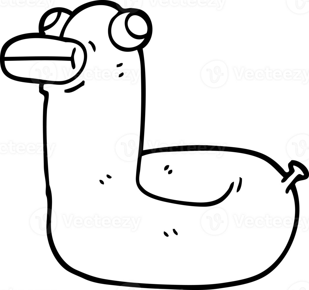 black and white cartoon yellow ring duck 45036813 PNG